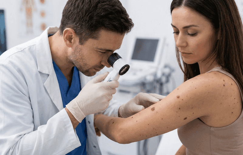 Czerniak: jak odróżnić od pieprzyka? Objawy i leczenie