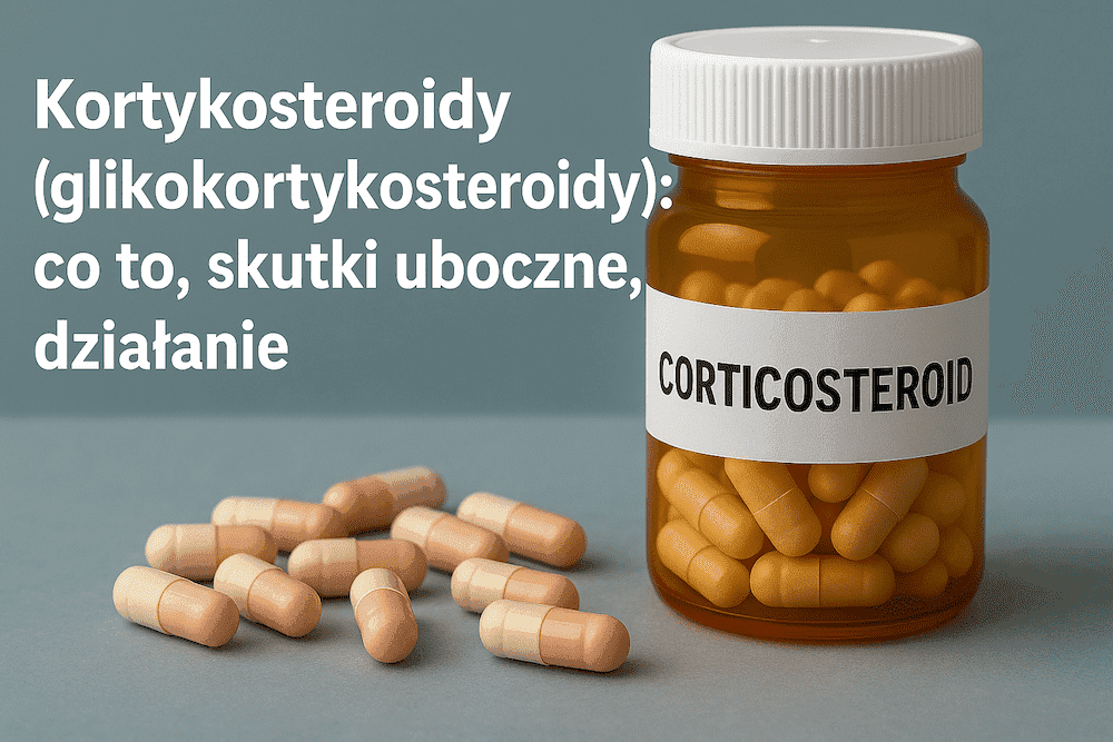 Kortykosteroidy (glikokortykosteroidy): co to, skutki uboczne, działanie