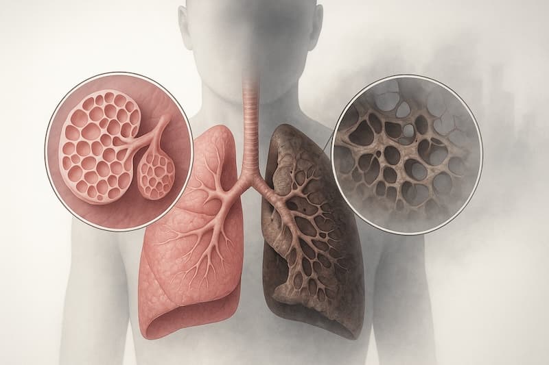 Rozedma płuc: co to jest, leczenie, rokowania