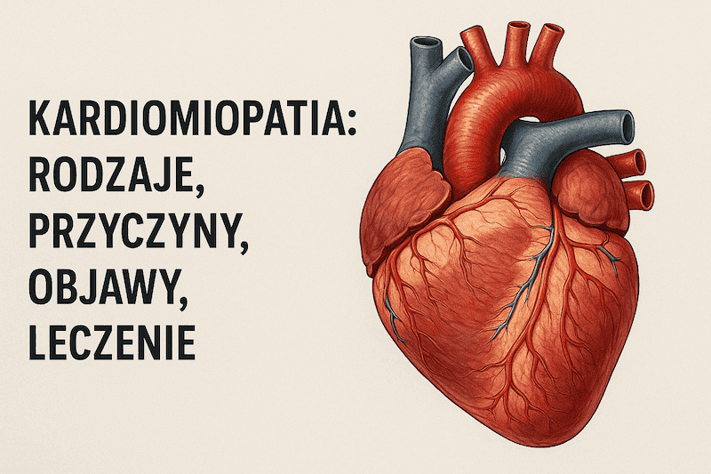 Kardiomiopatia: rodzaje, przyczyny, objawy, leczenie