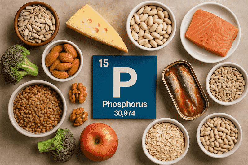 Fosfor: rola w organizmie i źródła w diecie