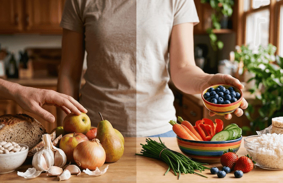 Produkty low-FODMAP i high-FODMAP: co jeść przy IBS?